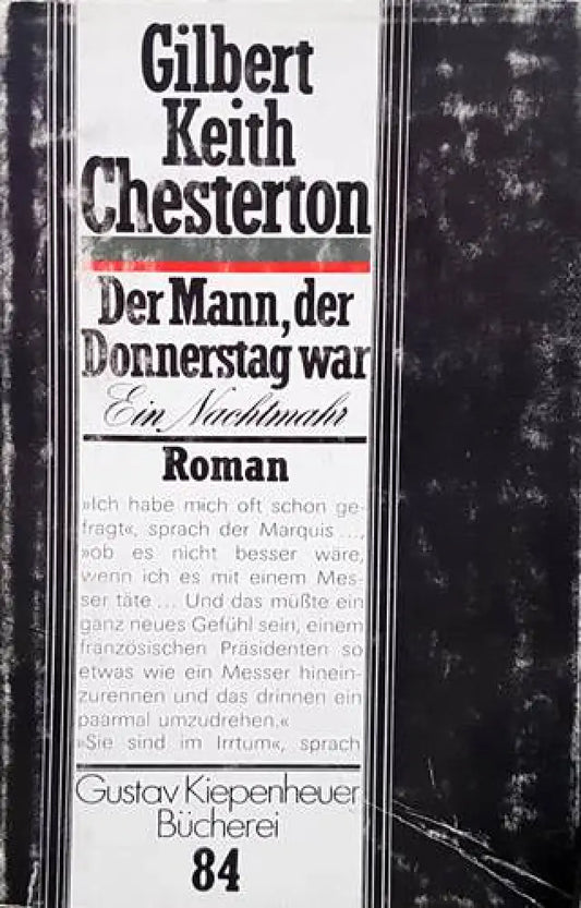 Der Mann der Donnerstag war - Книги