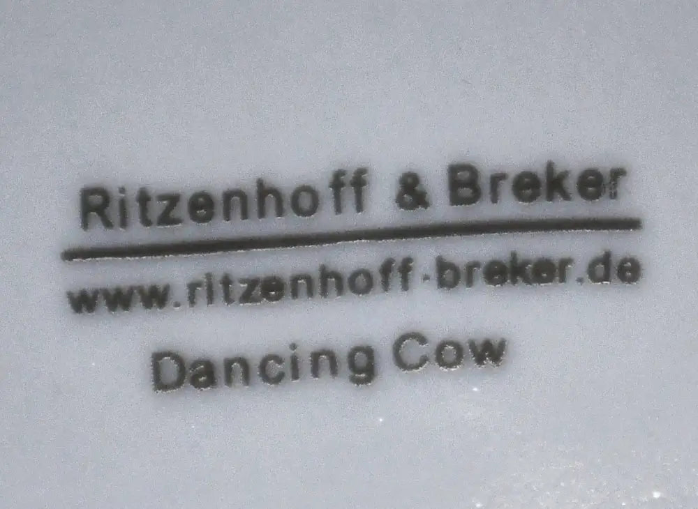 Детска чиния ’Dancing Cow’ произведена от ’Ritzenhoff & Breker’ - antique