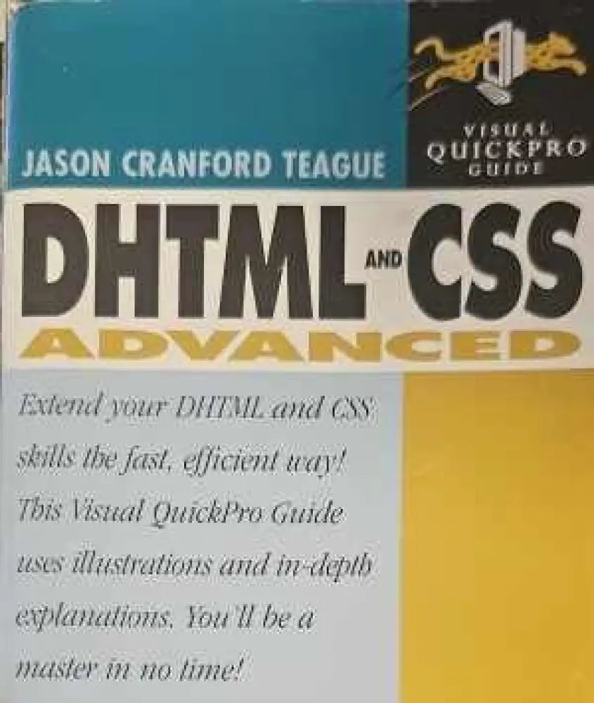 DHTML and CSS advanced - Книги