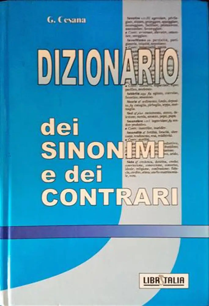 Dizionario dei sinonimi e dei contrari - Книги
