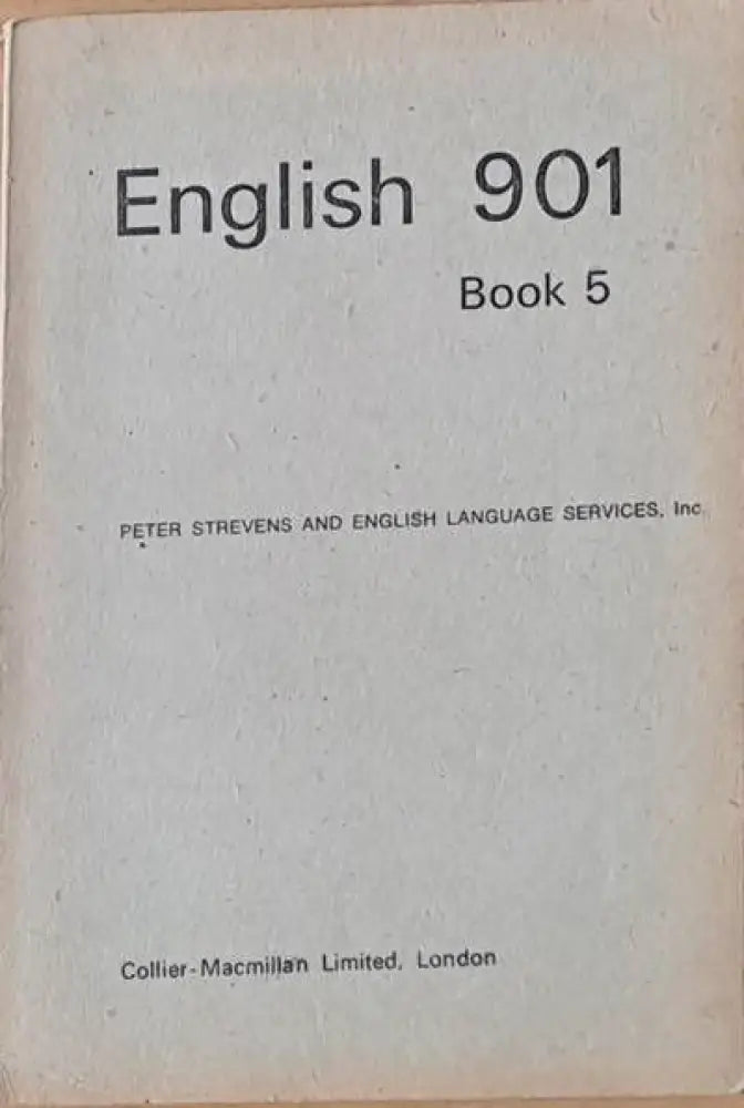 English 901 Book 5 - Книги