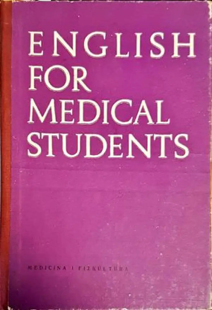 English for Medical Students - Книги