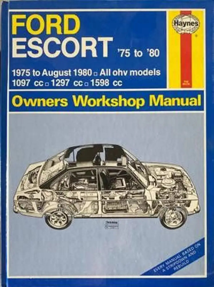 Ford Escort ’75 to ’80 1975 to August 1980. All ohv models Owners Workshop Manual - Книги