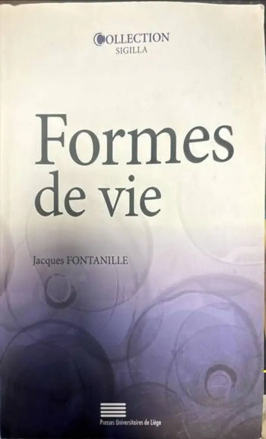 Formes de vie - Книги