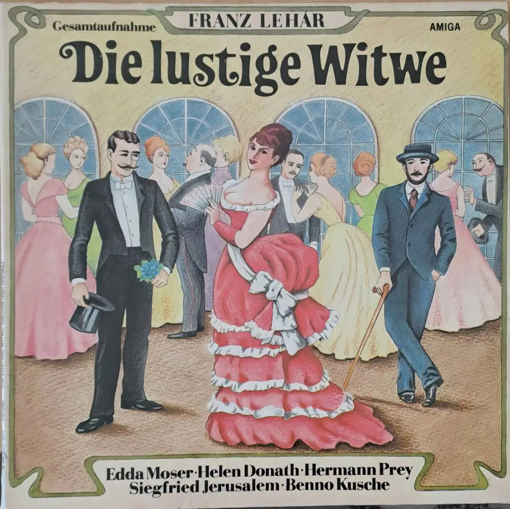 Franz Lehar: Die Lustige Witwe двоен албум - antique