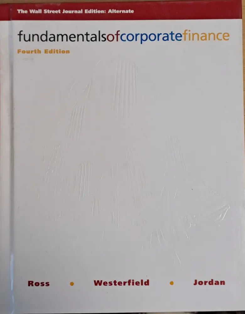 Fundamentals of corporate finance - Книги