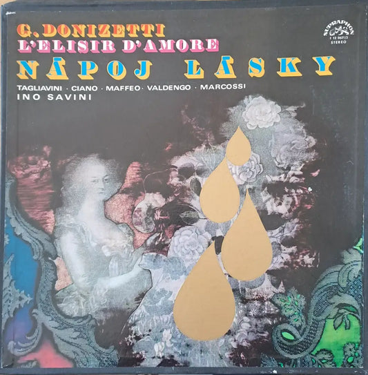 G. Donizetti: L’elisir D’amore - comic opera троен албум - antique