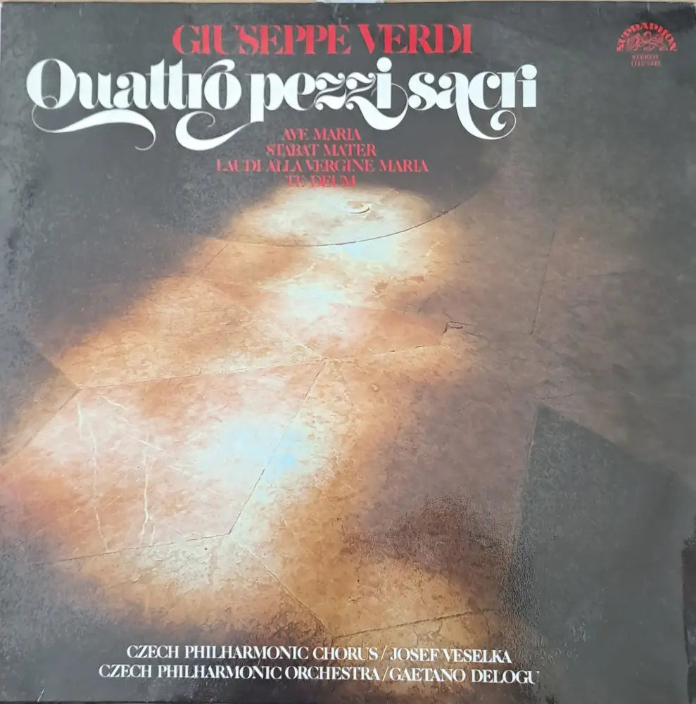 Giuseppe Verdi: Quattro pezzi sacri - Czech Philharmonic Orchestra - antique