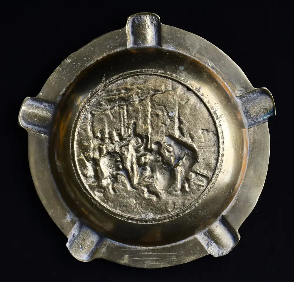 Голям бронзов пепелник от Нидерландия - antique