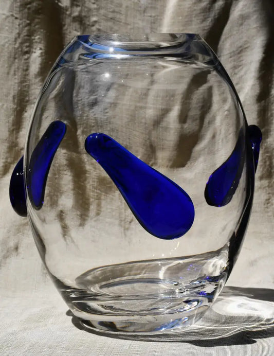 Голяма art-glass ваза - antique