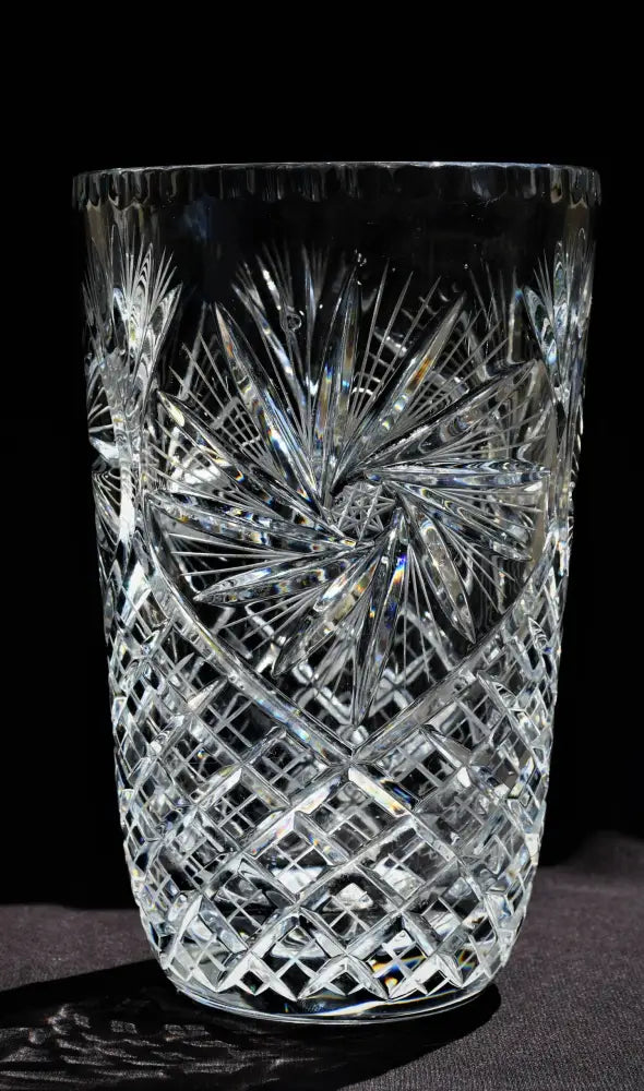 Голяма кристална ваза - antique