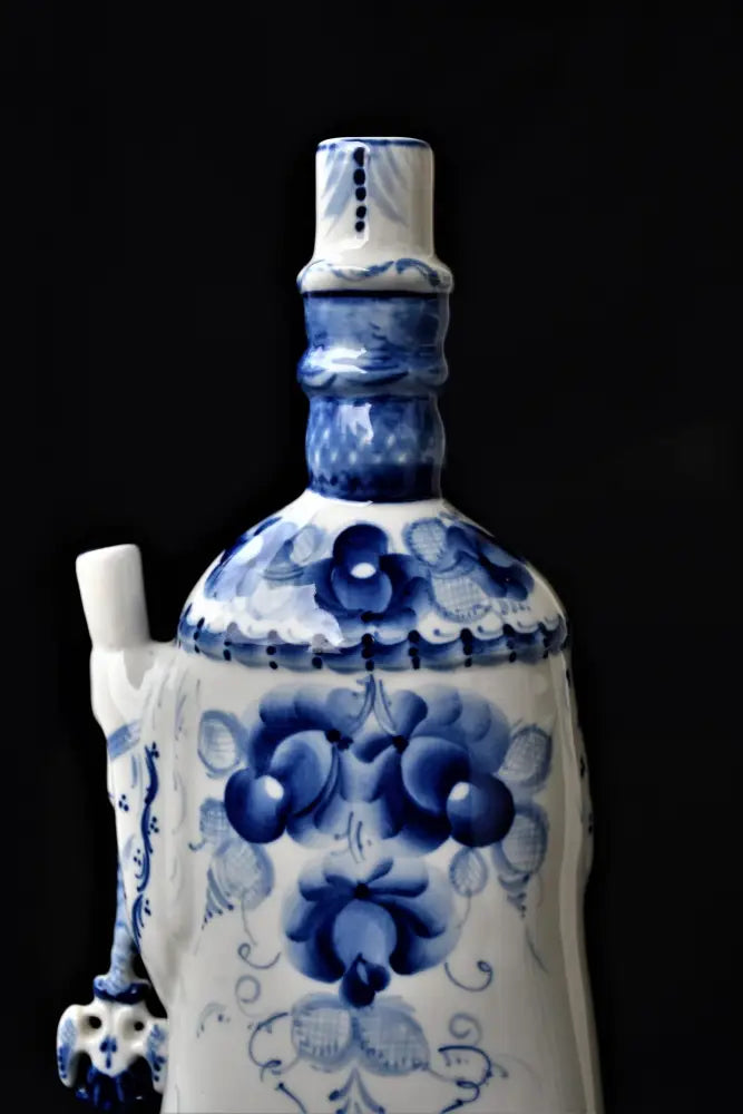 Голяма порцеланова фигура/бутилка на Гжель - antique