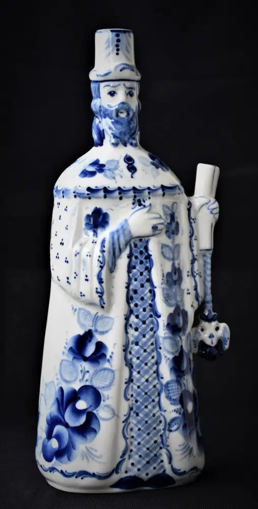 Голяма порцеланова фигура/бутилка на Гжель - antique
