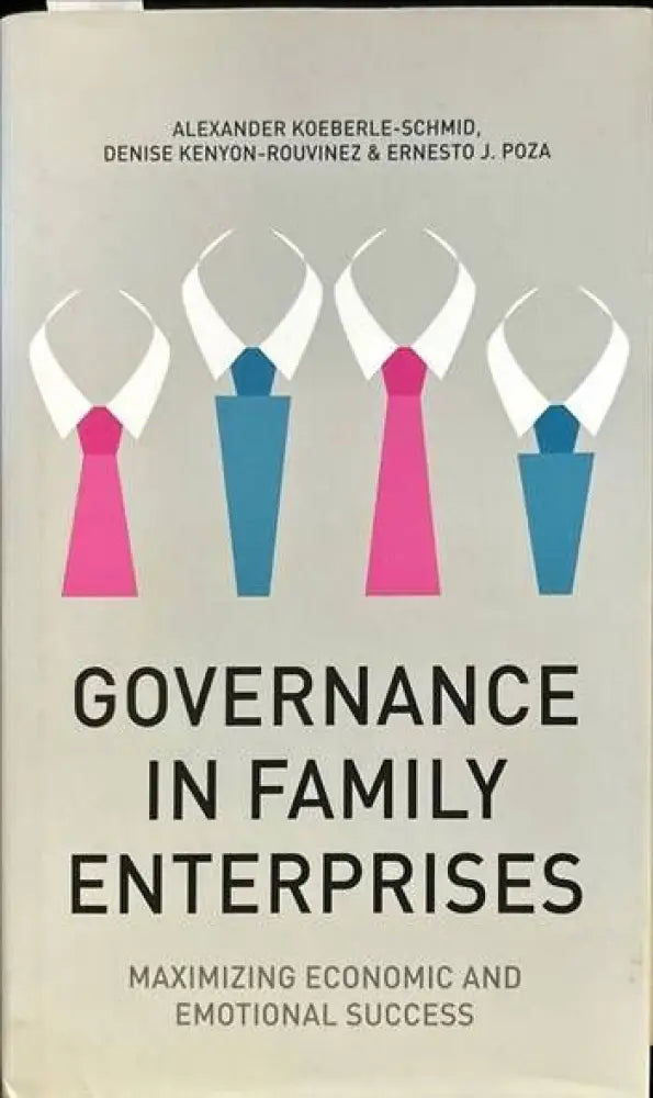 Governance in family enterprises - Книги