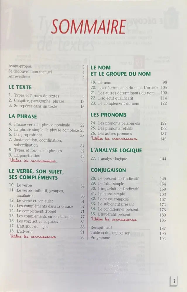 Grammaire du tehte au mot - Книги
