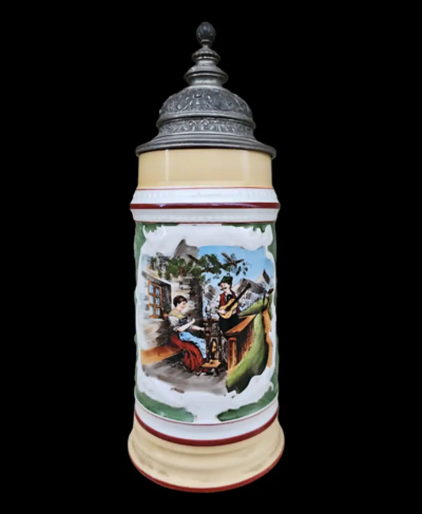 Халба с капак,вместимост 1L (498)