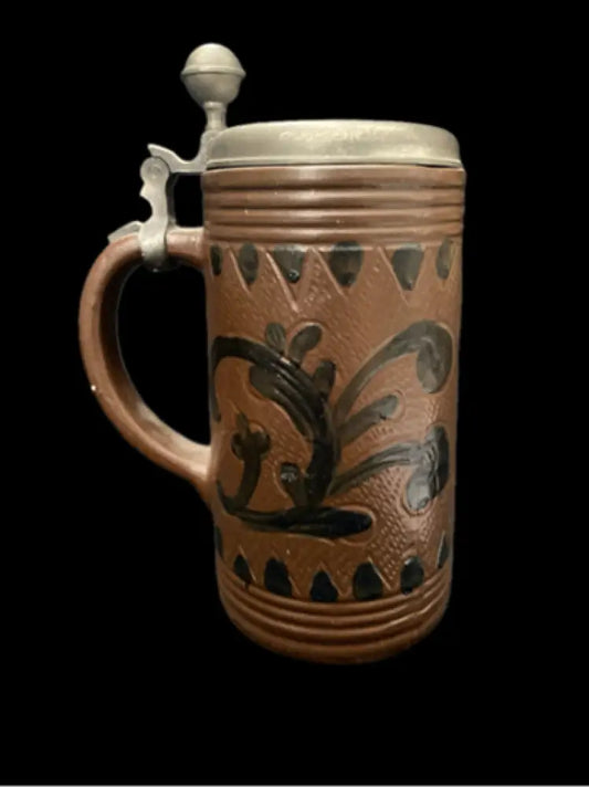 Халба с капак,вместимост 1L - antique