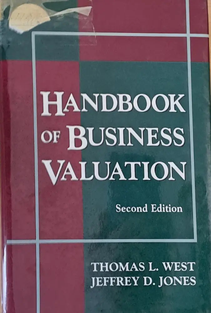 Handbook of Business Valuation second edition - Книги