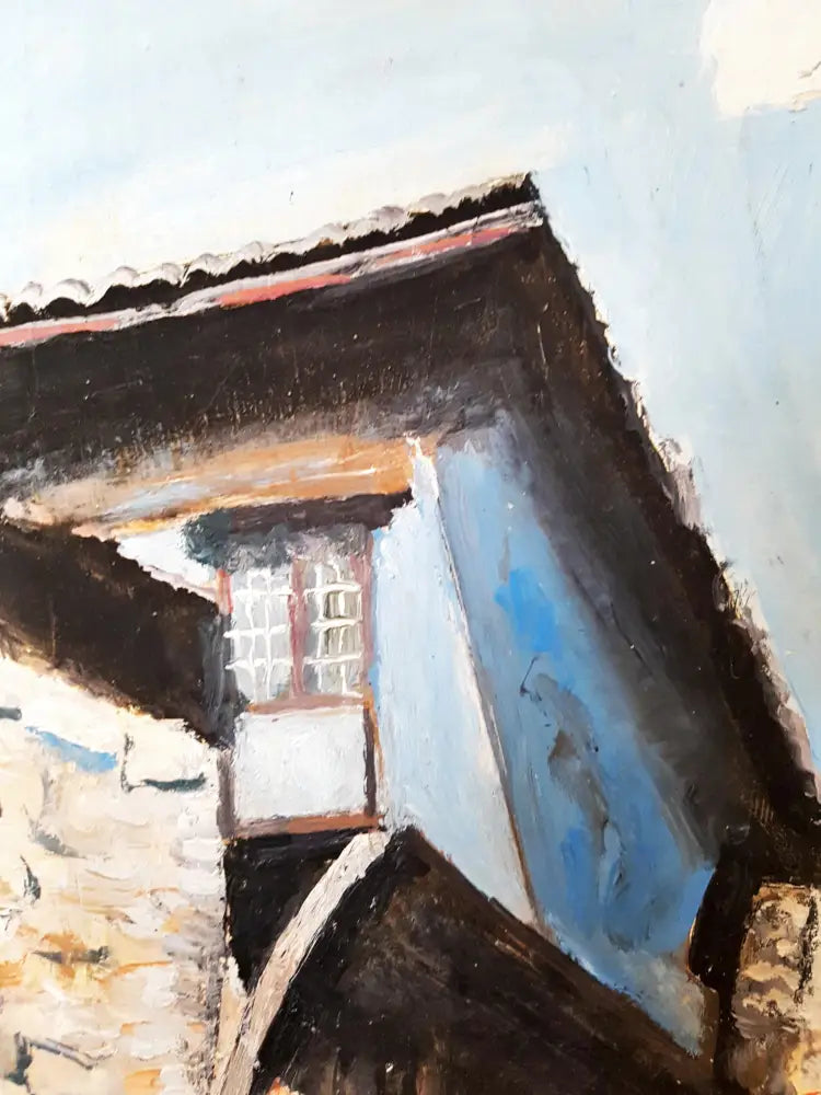 Хисар капис, Пловдив, масло от Д. Джорджева, 1994 година (1182) - Картина