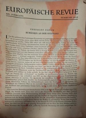 Europäische Revue Heft 2 Februar 1943 - вътрешна страница