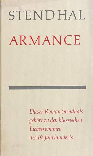 Armance - Stendhal