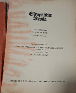 Europäische Revue Heft 6 Juni 1941 - вътрешна страница