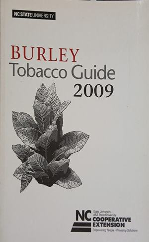 Корица на Burley Tobacco guide 2009