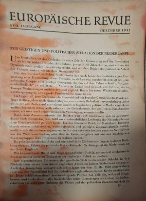 Europäische Revue Heft 12 Dezember 1941 - вътрешна страница