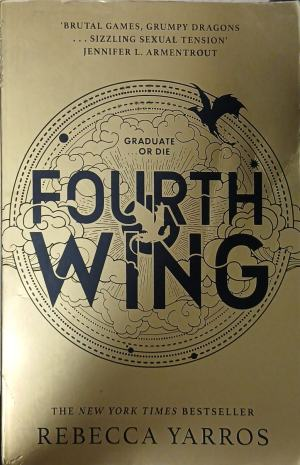 Fourth wing – Rebecca Yarros, корица