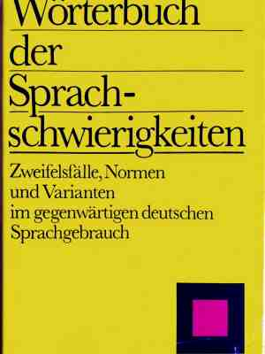 Wörterbuch der Sprachschwierigkeiten