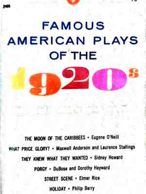 Famous American Plays of the 1920s