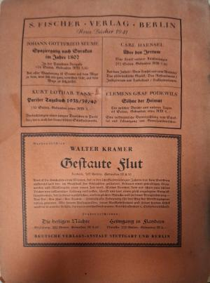 Europäische Revue Heft 11 November 1941 - рекламна страница