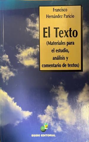 Корица на El Texto от Francisco Hernández Paricio