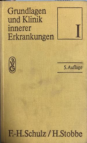 Корица на Grundlagen und Klinik innerer Erkrankungen
