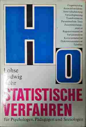 Statistische Verfahren – Lohse, Ludwig, Rohr