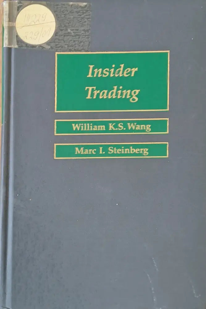 Insider Trading - Книги