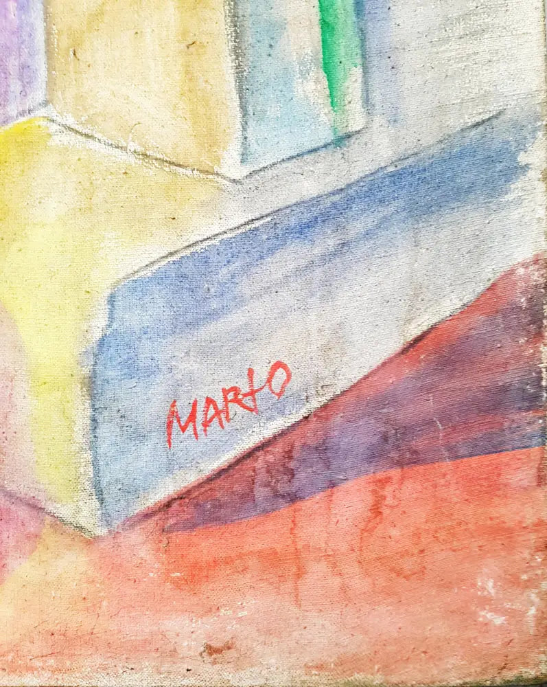 Интериор на ателие с гипсов бюст- акрил от Marto (1208) - Картина