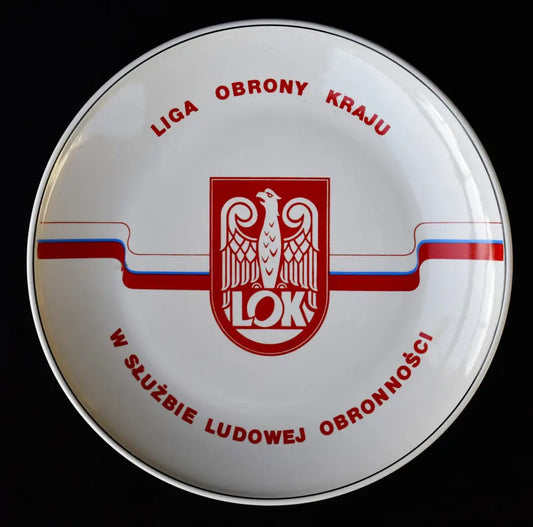 Историческа чиния на Liga Obrony Kraju - antique