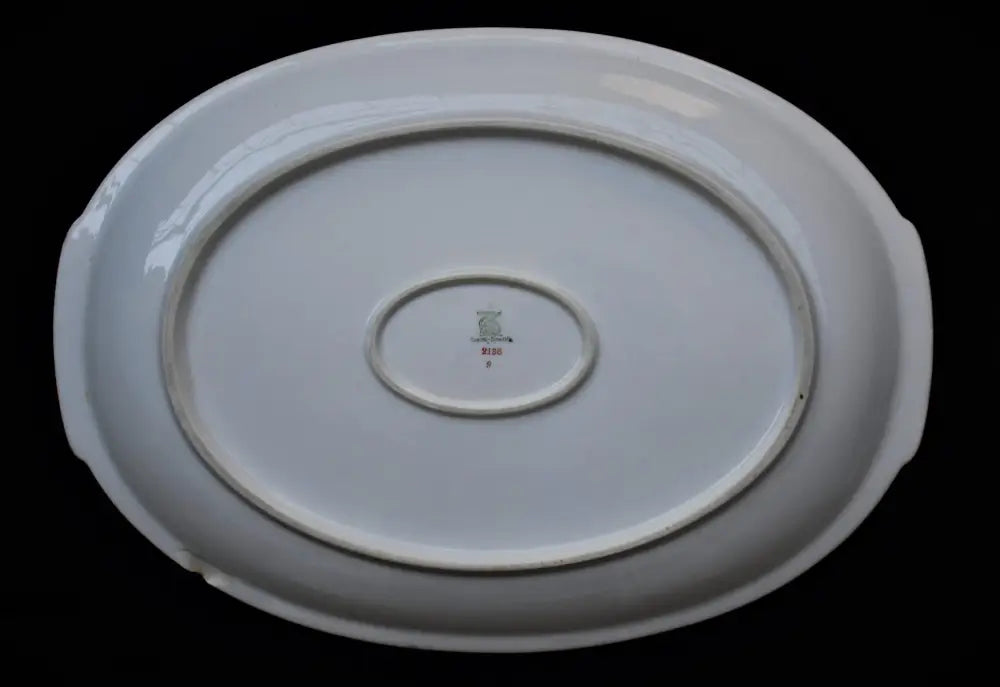 Историческа чиния/плато на ’Bohemia Ceramic Works’ - antique