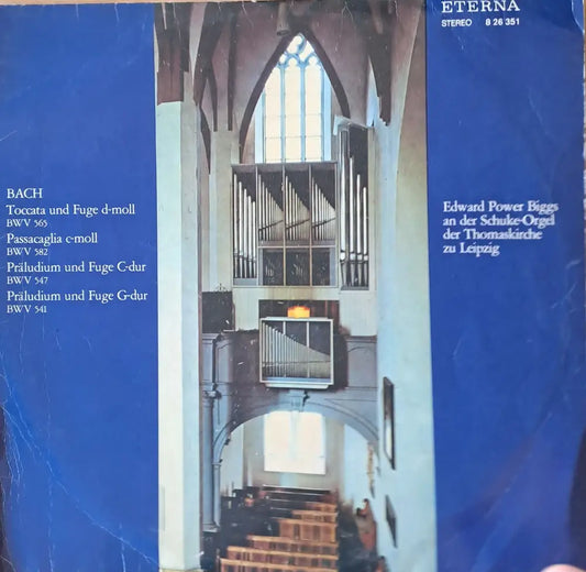 J. S. Bach: Toccata und Fuge d-moll Passacaglia c-moll. Edward Power Biggs - antique