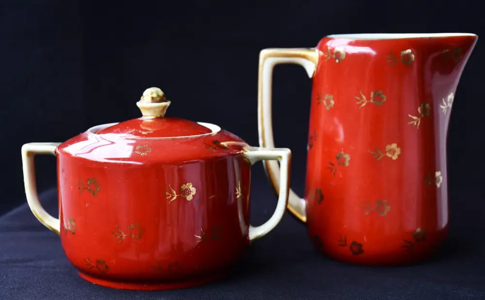 Кана и захарница във виенски стил. Колекционни. - antique