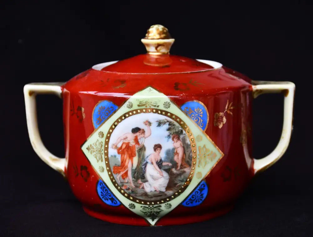 Кана и захарница във виенски стил. Колекционни. - antique
