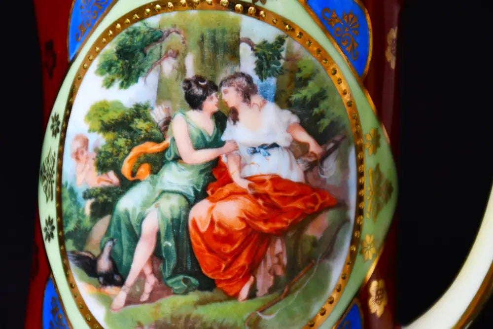 Кана и захарница във виенски стил. Колекционни. - antique
