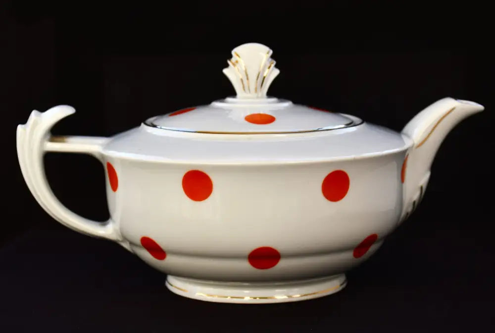 Карловарски порцеланов чайник на ’Victoria’ от 1930-те - antique