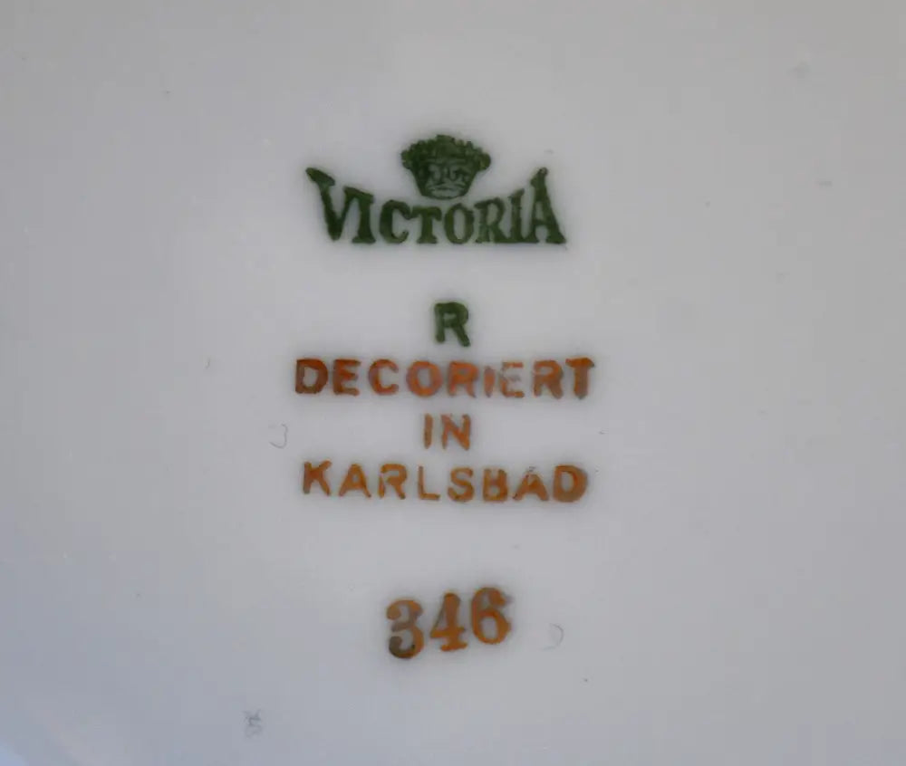 Карловарски порцеланов чайник на ’Victoria’ от 1930-те - antique