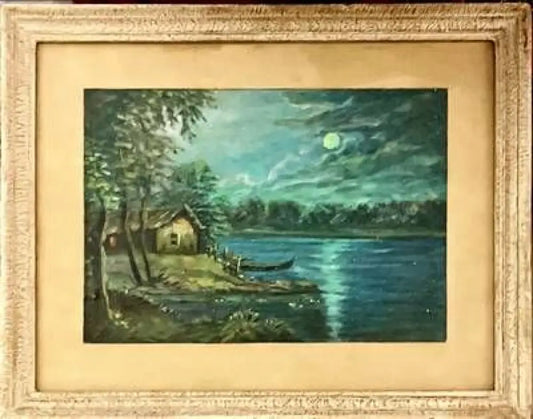 Картина акварел в рамка (836) - Картина