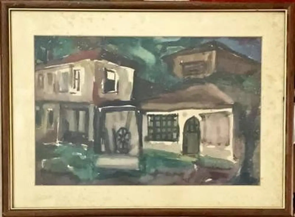 Картина акварел в рамка (850) - Картина