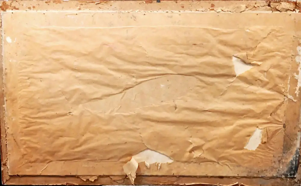 Картина боя върху платно - antique