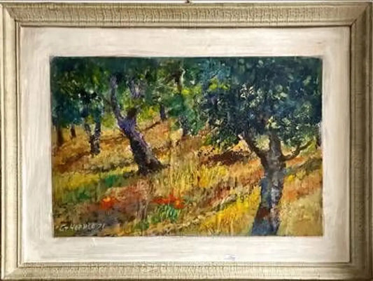 картина масло картон в рамка (784) - Картина