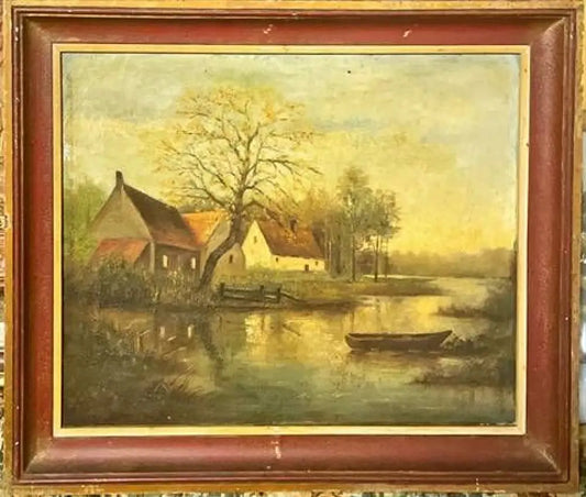 Картина масло,платно в рамка (824) - Картина